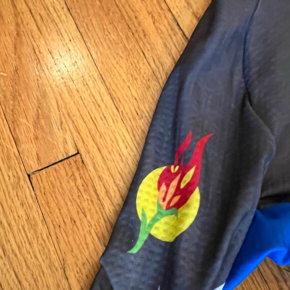 Podium Wear Shirt Adult Medium Base Layer Quarter Zip Ski Nordic Long Sleeve - Picture 2 of 7